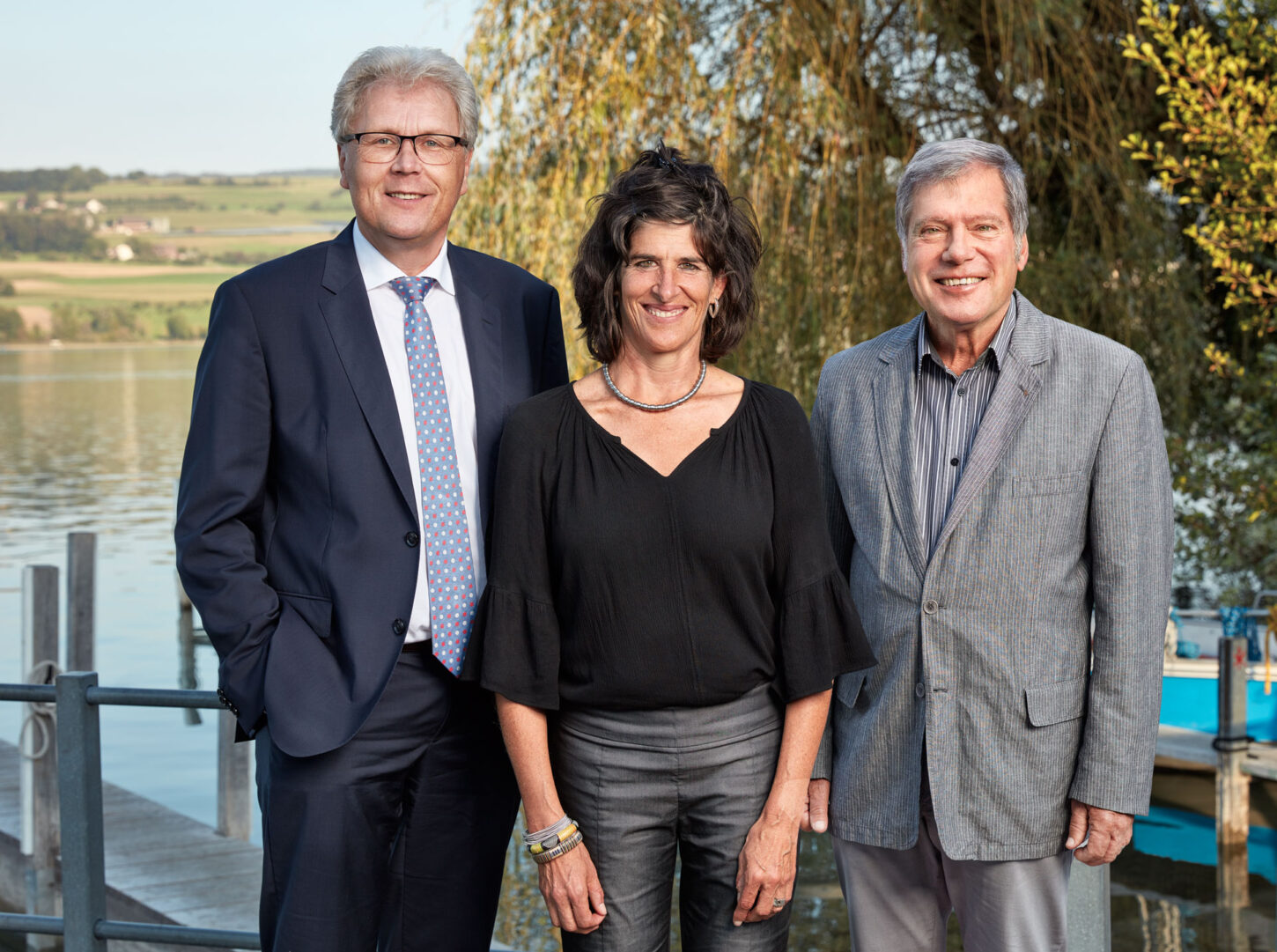 Prof. Dr. Knut Schmidtke, Corinne Schmidlin und Christoph Fischer